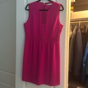 Hot pink Trina Turk cocktail dress
